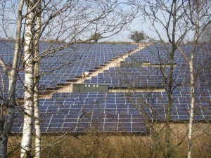 PR for large scale solar applications